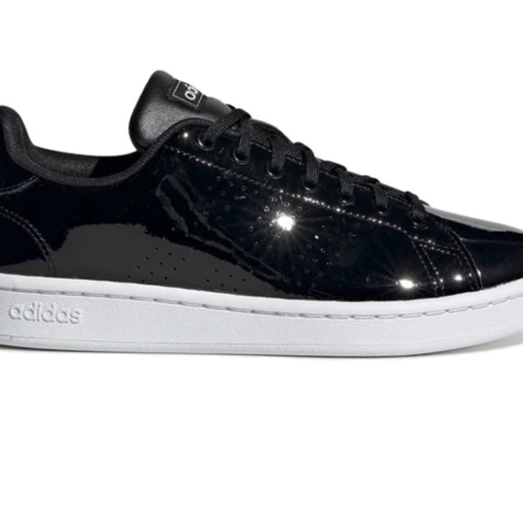 WMNS) adidas Advantage 'Black Patent' EE7497 - Picture 3 of 8